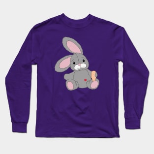 Stoma bunny (holding bag) Long Sleeve T-Shirt